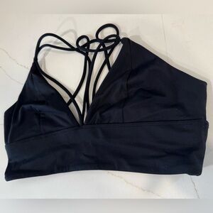 Black Strappy Bralette, Sports Bra